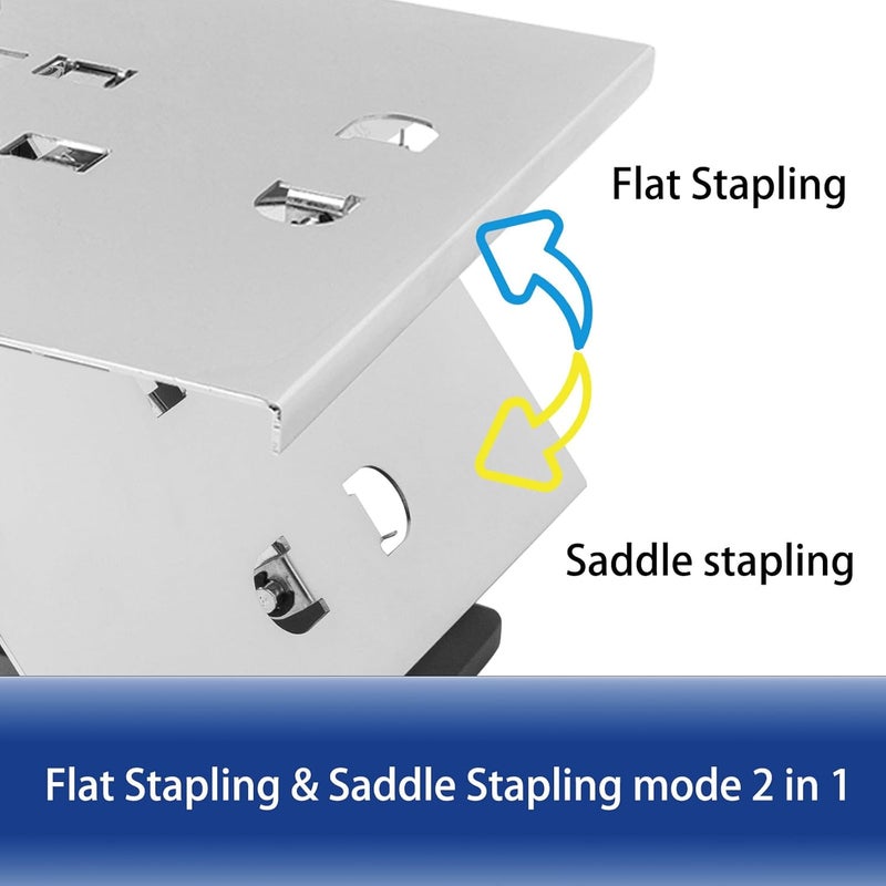 YZCHAIN Heavy Duty Stapler with 3000 23/6 Staples, Flat Stapling & Saddle Stapling Mode 2 in 1, Large Capacity Office Stapler for Paper Binding, Offices, Print Shops - Image 4